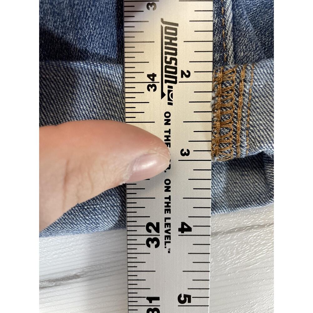 Lucky Brand Shorts Womens 00 24 Blue Jean Denim Cuffed Roll Up Stretch Casual‎ - Picture 6 of 12